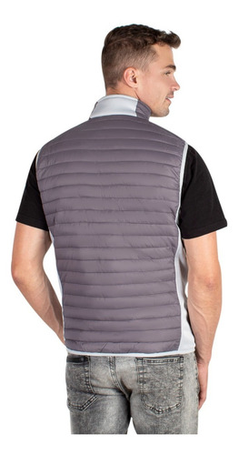 Imagen 5 de 7 de Chaleco Hombre Greenlander Vpol7601 Capitonado Cuello Alto