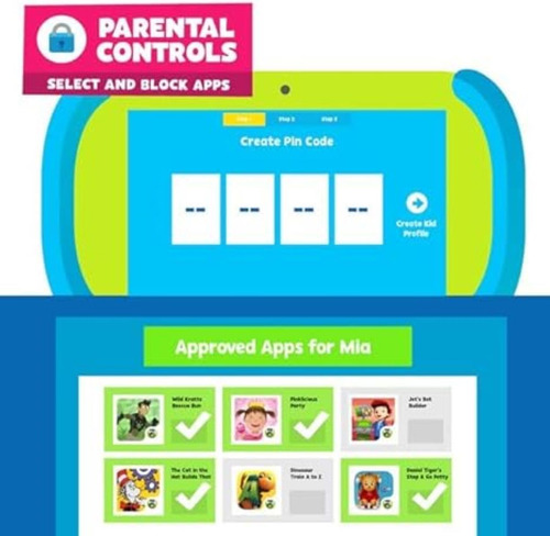 Ematic Pbs Kids Playtime Pad 7 Hd Safe Android Tablet Live T