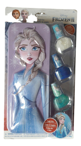 Juguete Disney Frozen Ii Set Esmalte Para Uñas Niñas 3 Años 