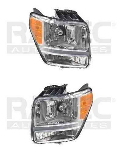 Par Juego Faros Dodge Nitro 2007 - 2011 Depo Rxc