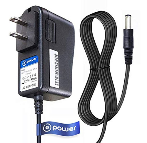 T-power 7.5 V (6.6 Pies Cable)) Para Casio Casiotone Mt-40