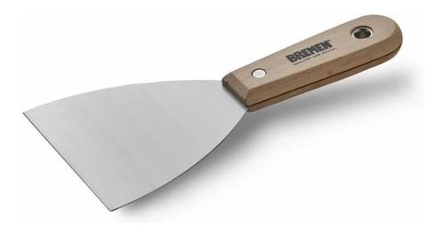 Imagen 2 de 4 de Espátula Mango Madera 102mm Bremen 5534