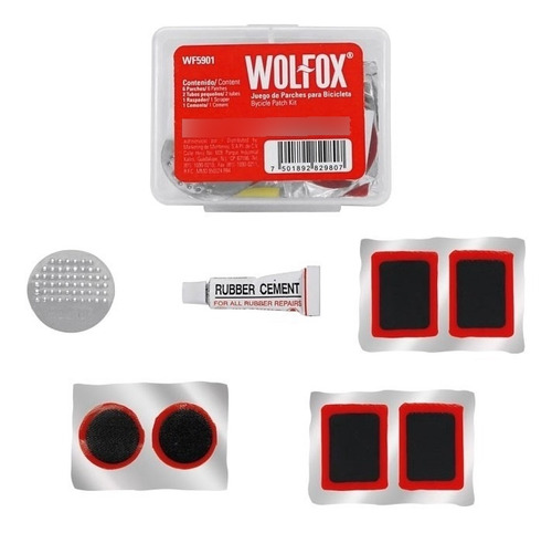 Kit Parches Para Bicicleta (despinchar)  X 11 Piezas Wolfox