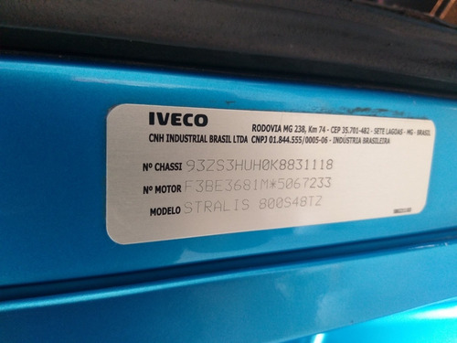 Iveco Hiway Hiway Stralis 480 Tz Estado De Zero
