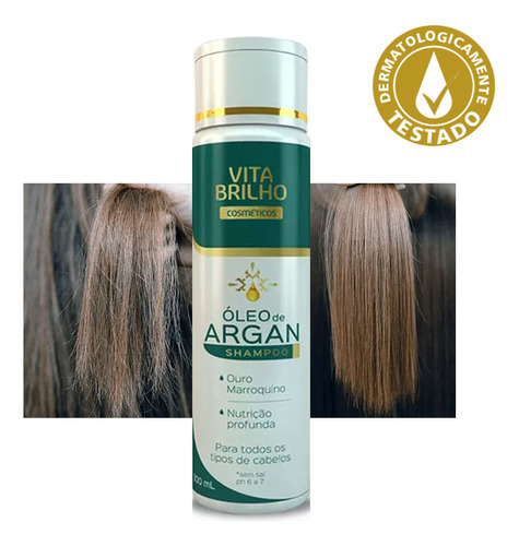  Shampoo Oleo De Argan 300ml