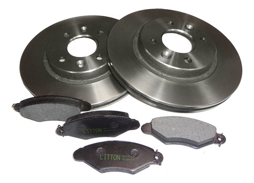 Kit De Discos Y Pastillas Para Renault Kangoo 0 1.4 98/01