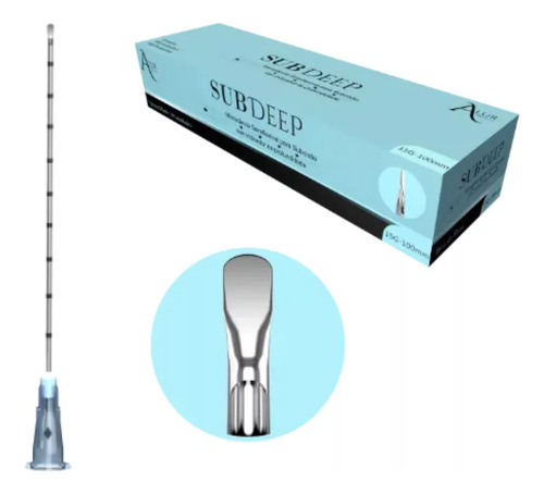 Microcânula Subcisão Subdeep Bico De Pato 15gx100mm 10uni