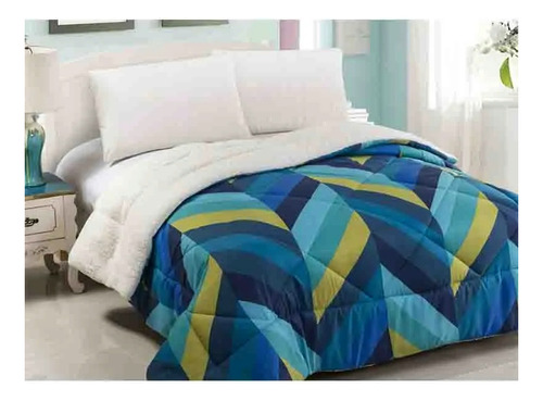 Plumon 2 Plazas Estampado Sherpa Doral