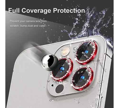 Protector Cámara Vidrio Aro Compatible Con iPhone