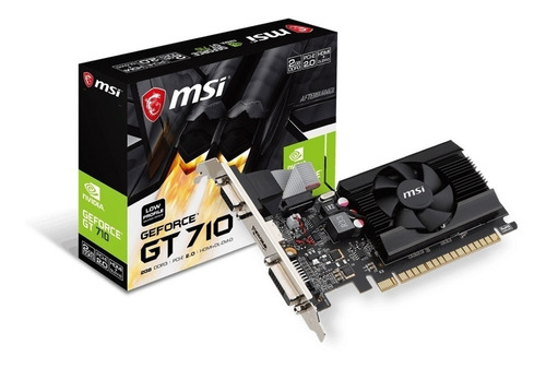 Msi Geforce Gt710 2gb Ddr3 Gt 710 Low Profile Hdmi Concooler