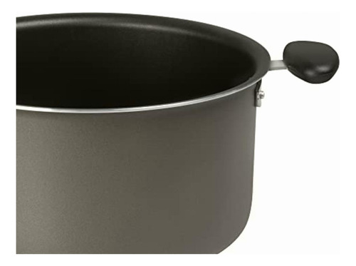 Select By Ekco Olla De 24 Cm Con Tapa De Cristal, Color Gris