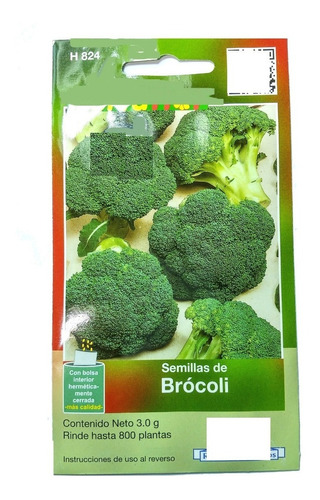 800 Semillas Brócoli Hortaliza 824