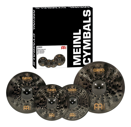 Platillos Meinl Ccd141620 Set Classics Custom Dark