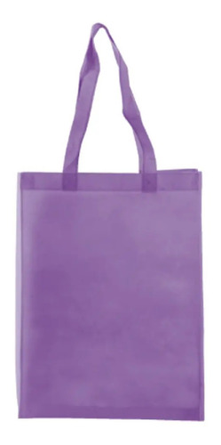 90 Pack Bolsas Ecologicas Moradas Personalizadas 34x38x15