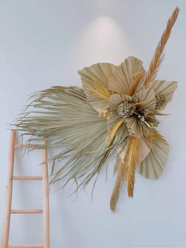 5psflores Secas Hojas De Palma Decoración De La Boda En Casa