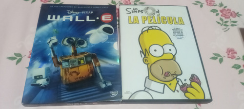 Dvd Original, Los Simpsons La Película; Wall.e (Usado)
