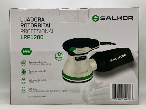 Lijadora Rotoorbital De 125mm 5 PuLG 300w Salkor Lr605