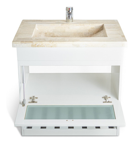 Imagen 5 de 9 de Vanitory CoLG 60cm Bacha Travertino