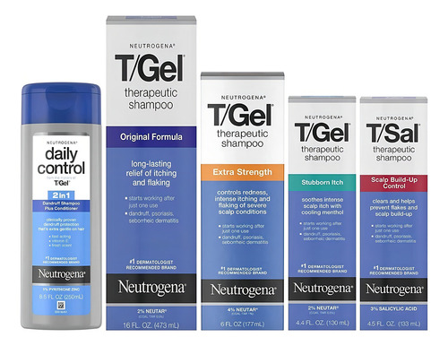 Neutrogena T/sal Shampoo Terapéutico Elimina La Caspa
