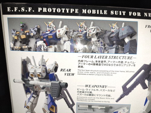 Rx-78 Nt-1 Gundam Nt-1 E.f.s.f. Prototype Mobile Suit