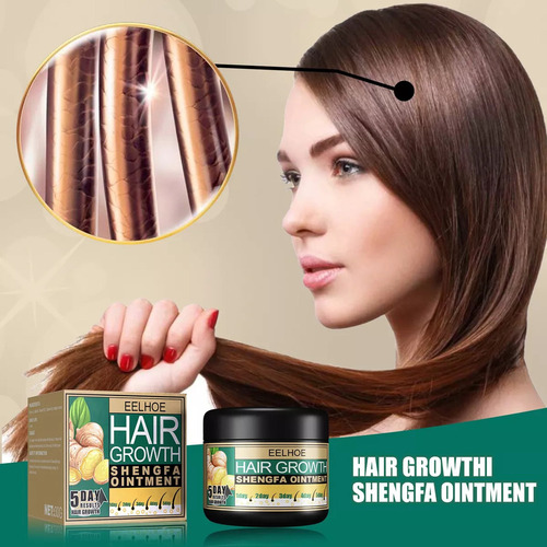 1 Crema Para El Crecimiento Del Cabello Con Aceite De Jengib