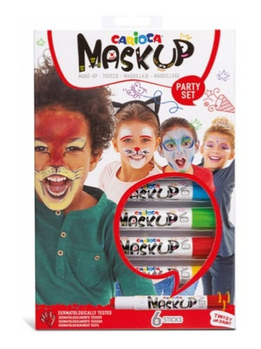 Maquillaje Pintura De Cara Carioca Mask Up X6- Upalalá