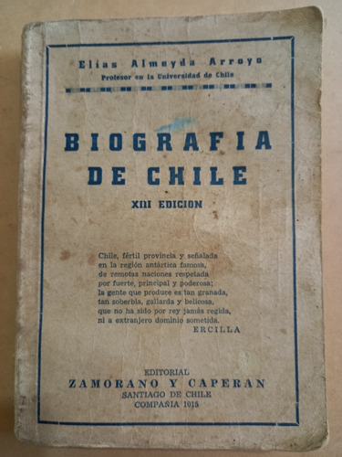 Biografía De Chile - Elías Almeyda Arroyo