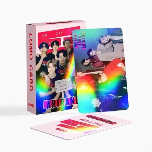 Álbum Bts Arirang, 60 Cartões Holográficos Em Forma De D