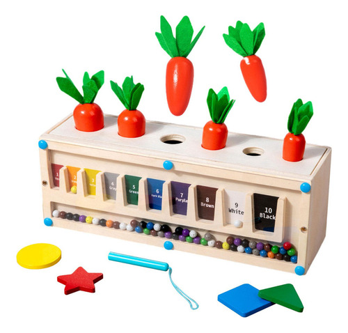 Nuevo Juguete Montessori 3 En 1, Juguete Rompecabezas De