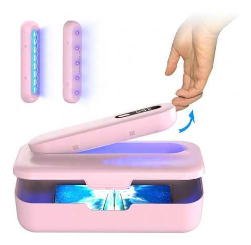 Esterilizador Uv+o3(2x1):cel+pinza+insumo+peines+toalla Más