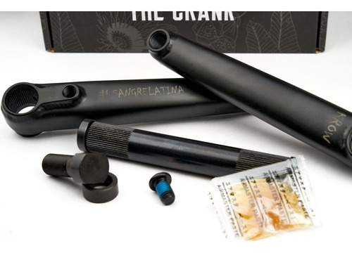 Palanca Bmx Krow The Crank Sangre Latina Negro