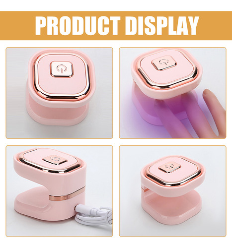 Lâmpada De Unhas Uv: Luz De Secador De Unhas Led Portátil Mi