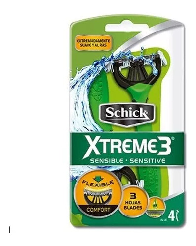 Schick Xtreme3 Sensib Maq.(hom) 2 Un