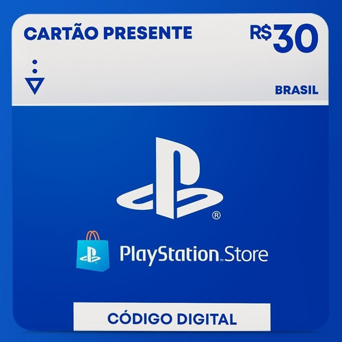 R$30 Playstation Store  Cartão Presente Digital [exclusivo]