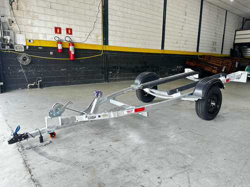 Carretinha Para Jet Ski Galvanizada Com Eixo Torção Mariner