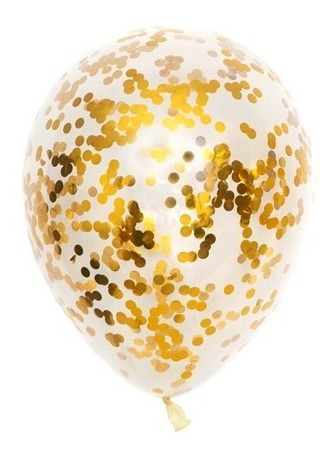 Imagen 2 de 4 de Set 15 Globos Premium Mix Dorado Y Negro