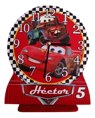 Paq15. Recuerdos Centros De Mesa  Reloj Cars