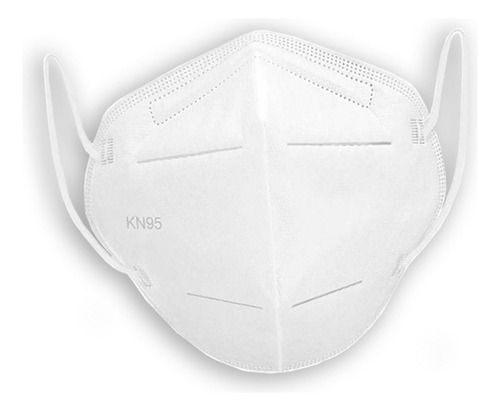 Cubrebocas Kn95 Color Blanco Caja Con 20 Pza
