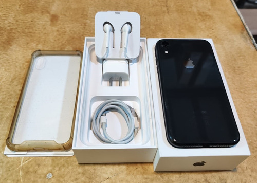 Apple iPhone XR 64 Gb - Negro Auriculares Funda 88% Bateria