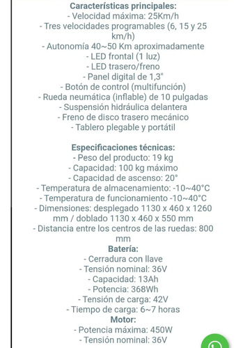 Monopatin Electrico Joog