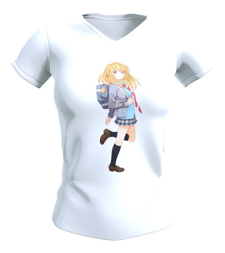 Playera Sublimada Shigatsu Wa Kimi No Uso Kaori Multitallas