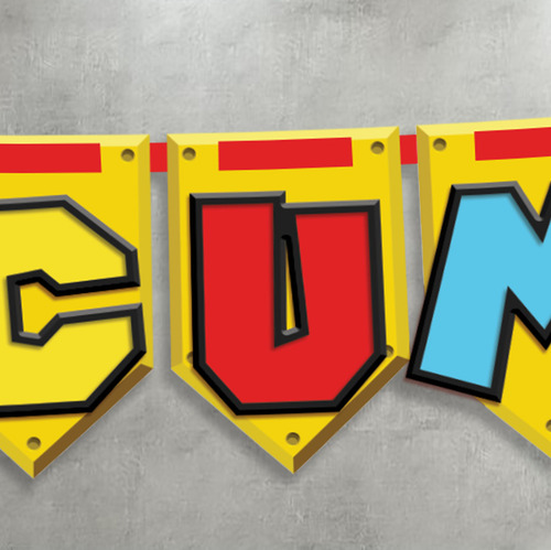 Banner Feliz Cumple Mario Bros