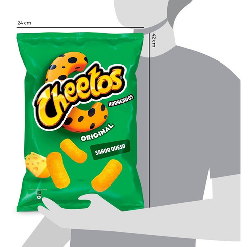 Imagen 3 de 3 de Cheetos Queso X 238 Gr | Snacks Pepsico Picadas Cumpleaños
