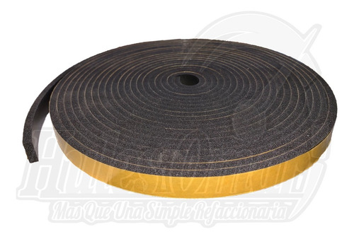Imagen 1 de 3 de Rollo Cinta Hule Esponja Auto Adhesiva Tesamol 3/4x1/4x10mts