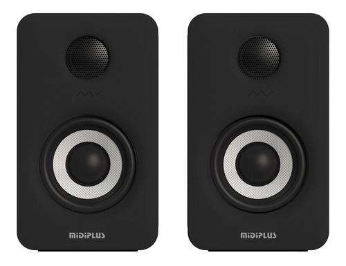 Imagen 2 de 4 de Monitores Estudio Activos Midiplus Mi3 Bluetooth Negro Par