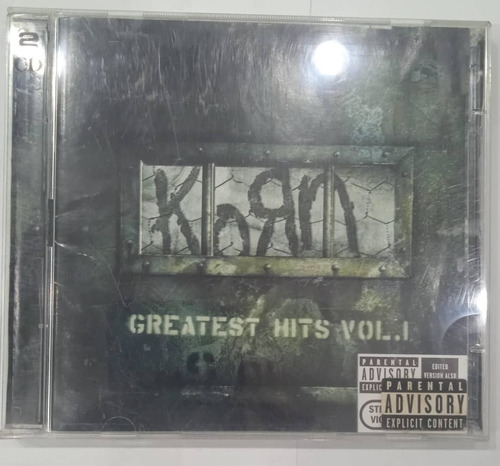 Korn Greatest Hits Vol. 1 Cd+dvd Original Usado Qqf.