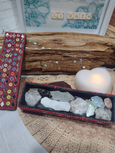 Kit Piedras Energéticas( Con Cofre) Ideal Altar