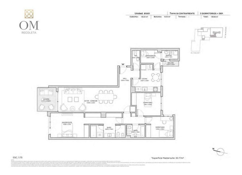 Imagen 8 de 25 de Departamento 4 Ambientes Con Balcón Aterrazado - Om Recoleta