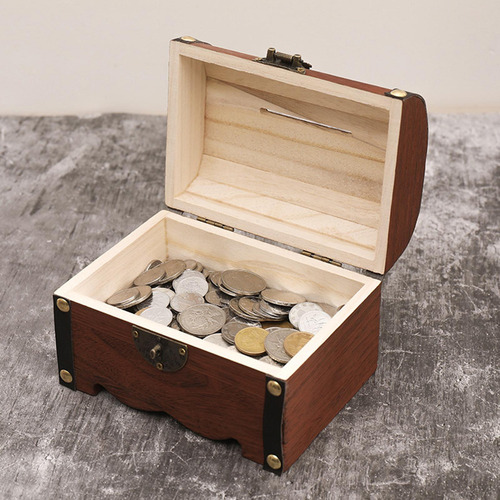 Qy Hucha Caja De Almacenamiento De Joyas Con Cerradura Caja