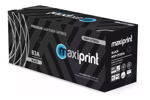 Cartucho De Toner Hp Maxiprint 83a M125 M127 M201 M225